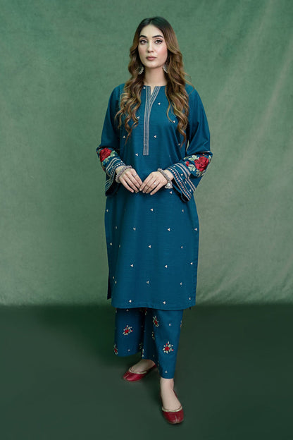 URGE-2PC LAWN EMBROIDRED SHIRT WITH AND EMBROIDRED TROUSER-KUN-1005