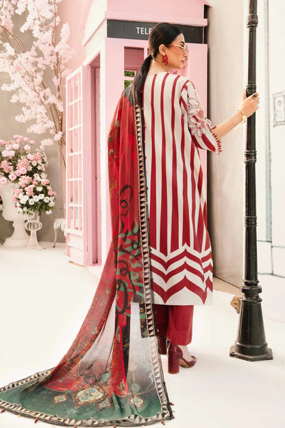 MARIA.B-3PC LAWN EMBROIDERED PRINTED SUIT-KUN-2522