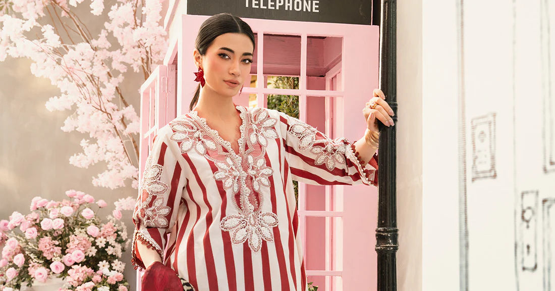 MARIA.B-3PC LAWN EMBROIDERED PRINTED SUIT-KUN-2522