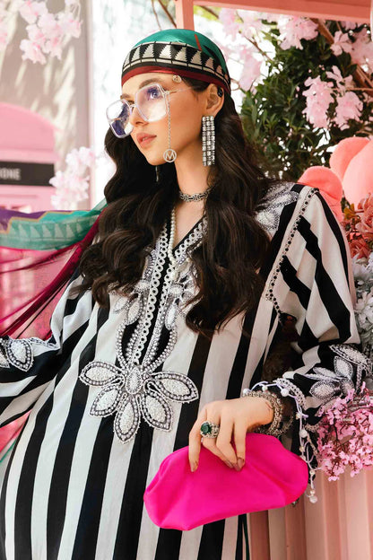 MARIA.B-3PC LAWN EMBROIDERED PRINTED SUIT-KUN-2521