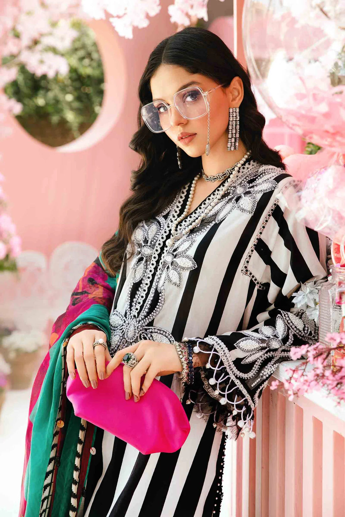 MARIA.B-3PC LAWN EMBROIDERED PRINTED SUIT-KUN-2521
