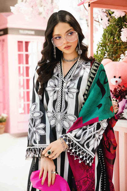 MARIA.B-3PC LAWN EMBROIDERED PRINTED SUIT-KUN-2521