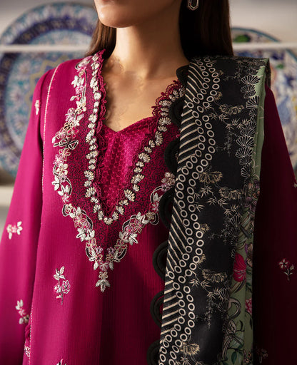 REPUBLIC-3PC DHANAK SEQUENCE EMBROIDERED SUIT KUN-4209