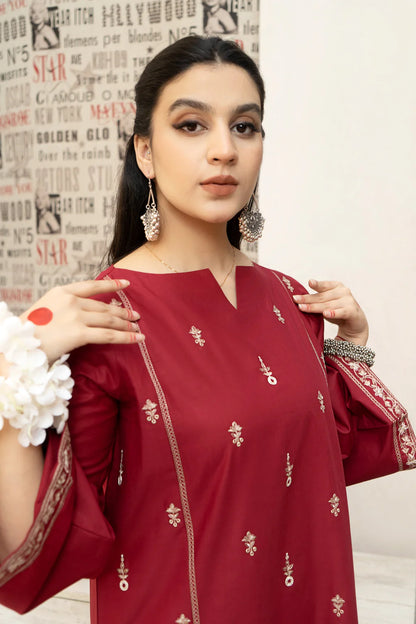 URGE-3PC DHANAK EMBROIDERED SUIT-KUN-3205