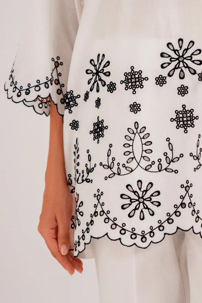 HANA-2PC DHANAK EMBROIDERED SUIT-KUN-3204