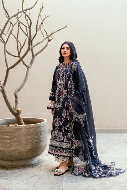 FLORENT-3PC DHANAK EMBROIDERED SUIT KUN-4229