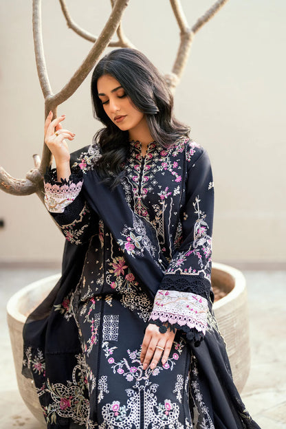 FLORENT-3PC DHANAK EMBROIDERED SUIT KUN-4229