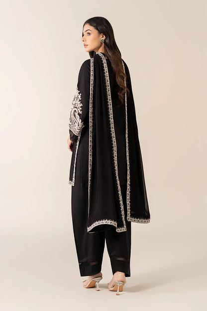 MARIA.B-3PC DHANAK EMBROIDERED SUIT KUN-4165