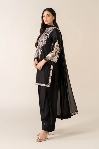 MARIA.B-3PC DHANAK EMBROIDERED SUIT KUN-4165