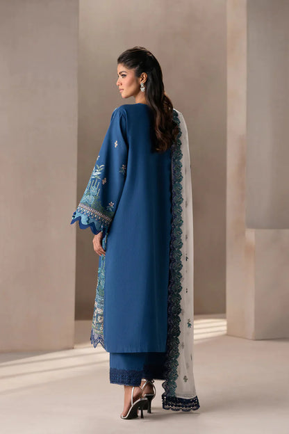 ETHNC-3PC DHANAK HEAVY EMBROIDERED SUIT KUN-4220