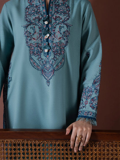 ASIM JOFA DHANAK EMBROIDERED SUIT-KUN-4217