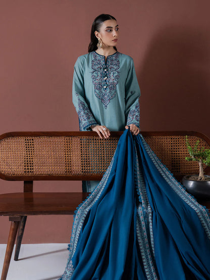 ASIM JOFA DHANAK EMBROIDERED SUIT-KUN-4217