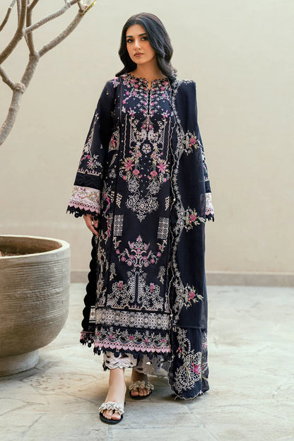 FLORENT-3PC DHANAK EMBROIDERED SUIT KUN-4229
