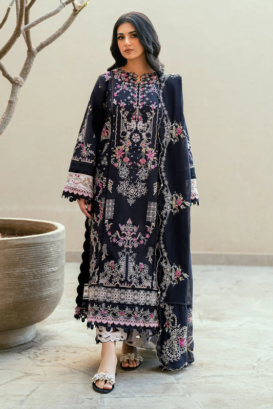 FLORENT-3PC DHANAK EMBROIDERED SUIT KUN-4229