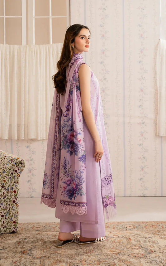 ASIFA NABEEL-3PC LAWN EMBROIDERED SUIT-KUN-3756
