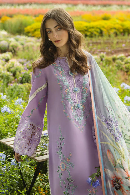 MUSHQ-3PC DHANAK EMBROIDERED SUIT-KUN-4018