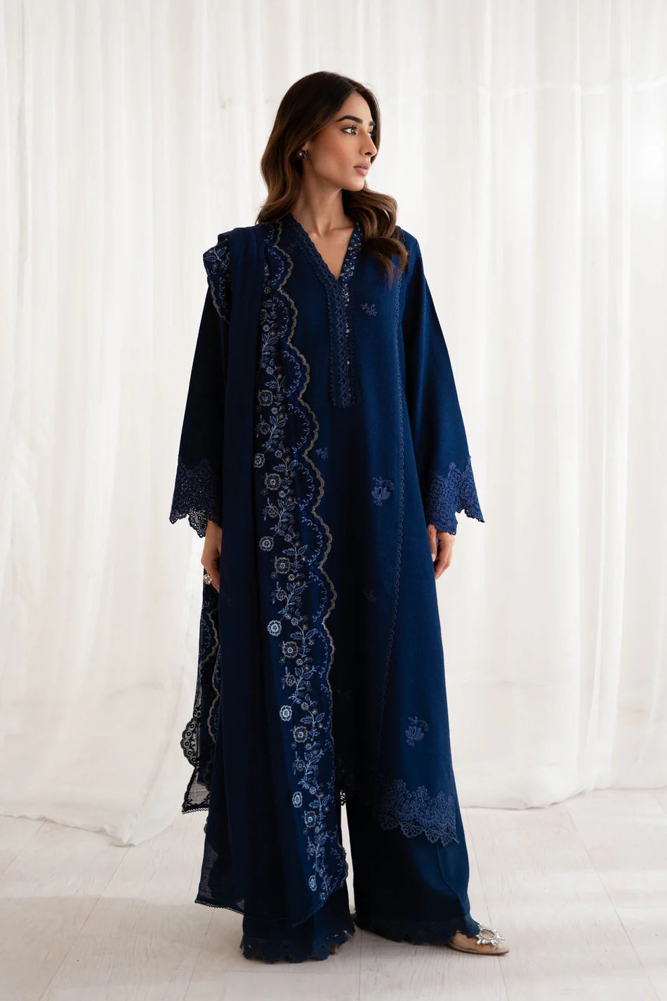 BATIK-3PC DHANAK EMBROIDERED SUIT KUN-4187