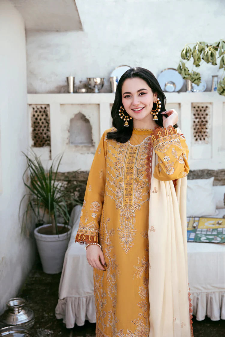 FLORENT-3PC DHANAK EMBROIDERED SUIT-KUN-4150