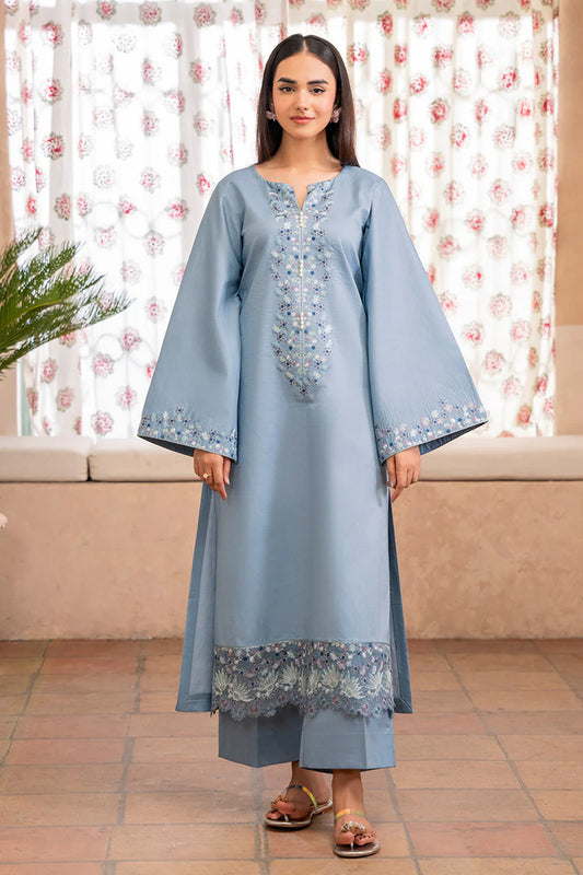IZEL-2PC DHANAK EMBROIDERED SUIT-KUN-104