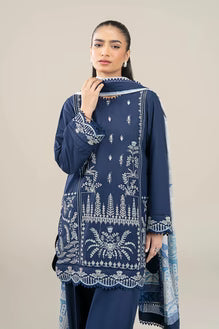 Click to enlarge MARIA B-3PC DHANAK EMBROIDERED SUIT KUN-2367