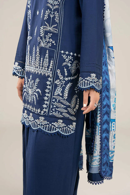 Click to enlarge MARIA B-3PC DHANAK EMBROIDERED SUIT KUN-2367