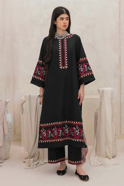 MUSHQ-2PC DHANAK EMBROIDERED SUIT KUN-112