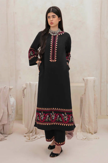 MUSHQ-2PC DHANAK EMBROIDERED SUIT KUN-112