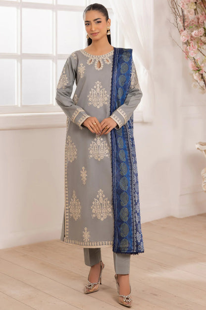 MOHAGNI-3PC LAWN EMBROIDERED SUIT-KUN-3741
