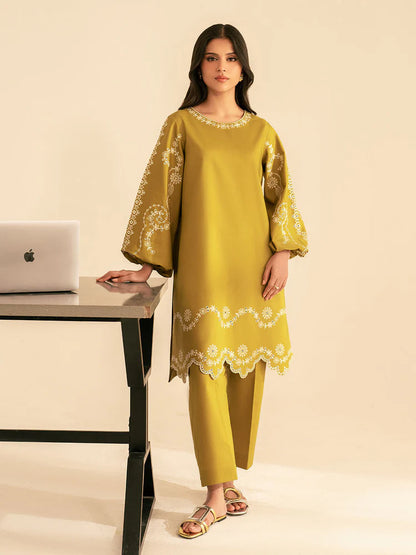 BATIK-2PC DHANAK EMBROIDRED SUIT-KUN-117