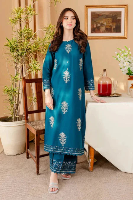 BATIK-2PC DHANAK SEQUIN EMBROIDRED SUIT-KUN-113