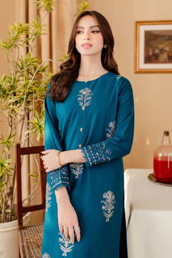 BATIK-2PC DHANAK SEQUIN EMBROIDRED SUIT-KUN-113