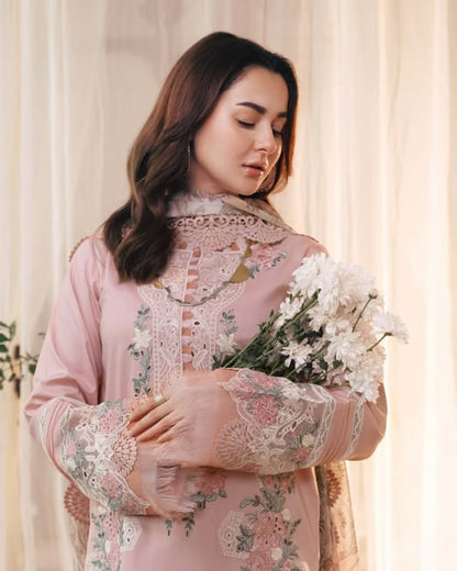 JADE-3PC DHANAK EMBROIDERED SUIT-4036