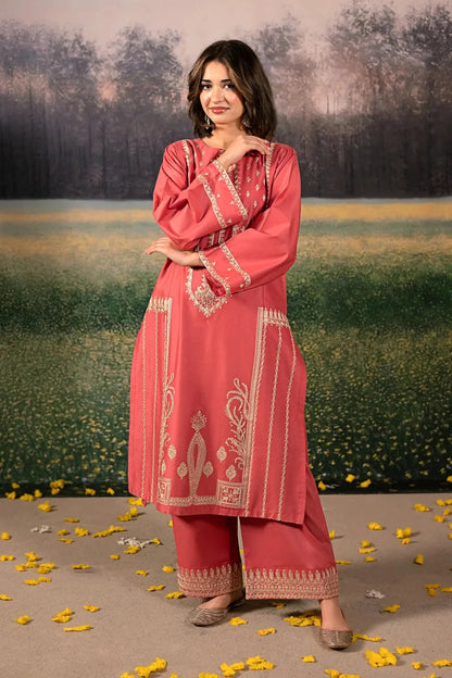 URGE-3PC DHANAK EMBROIDERED SUIT-KUN-4204