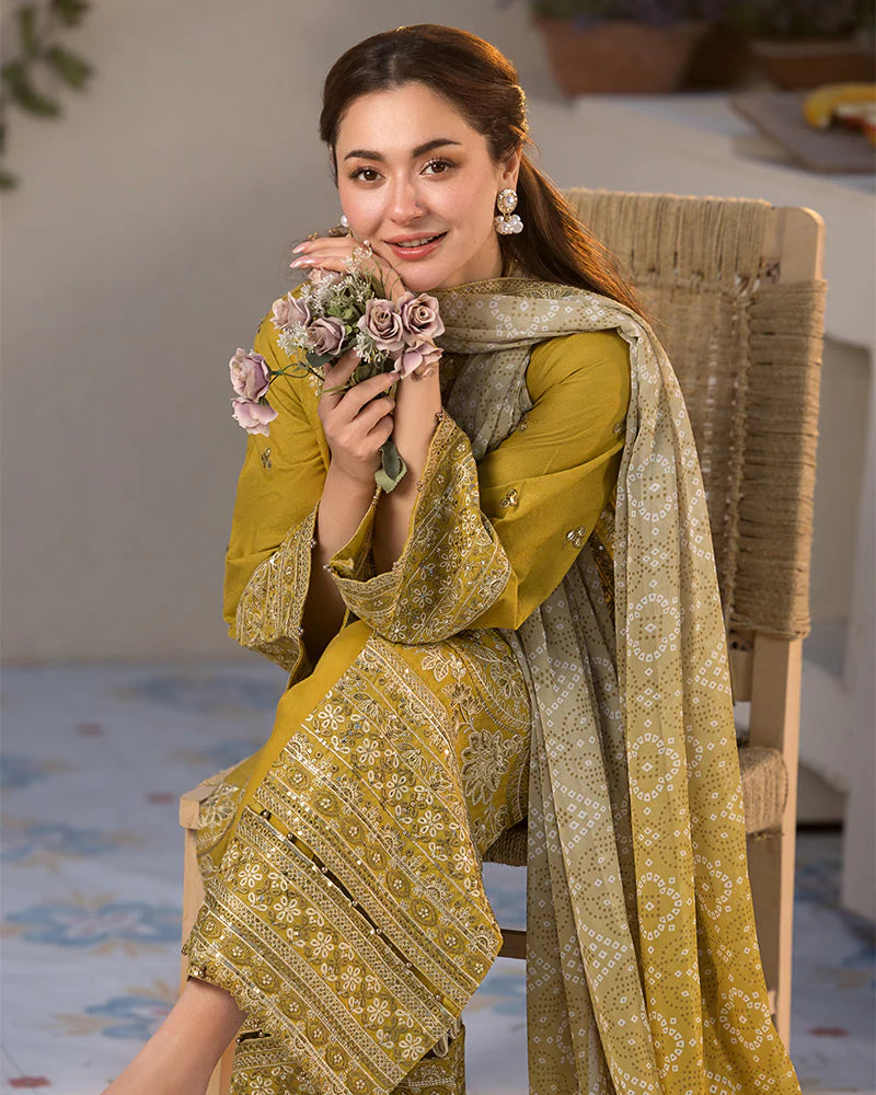 JADE-3PC LAWN EMBROIDERED SUIT-KUN-3732