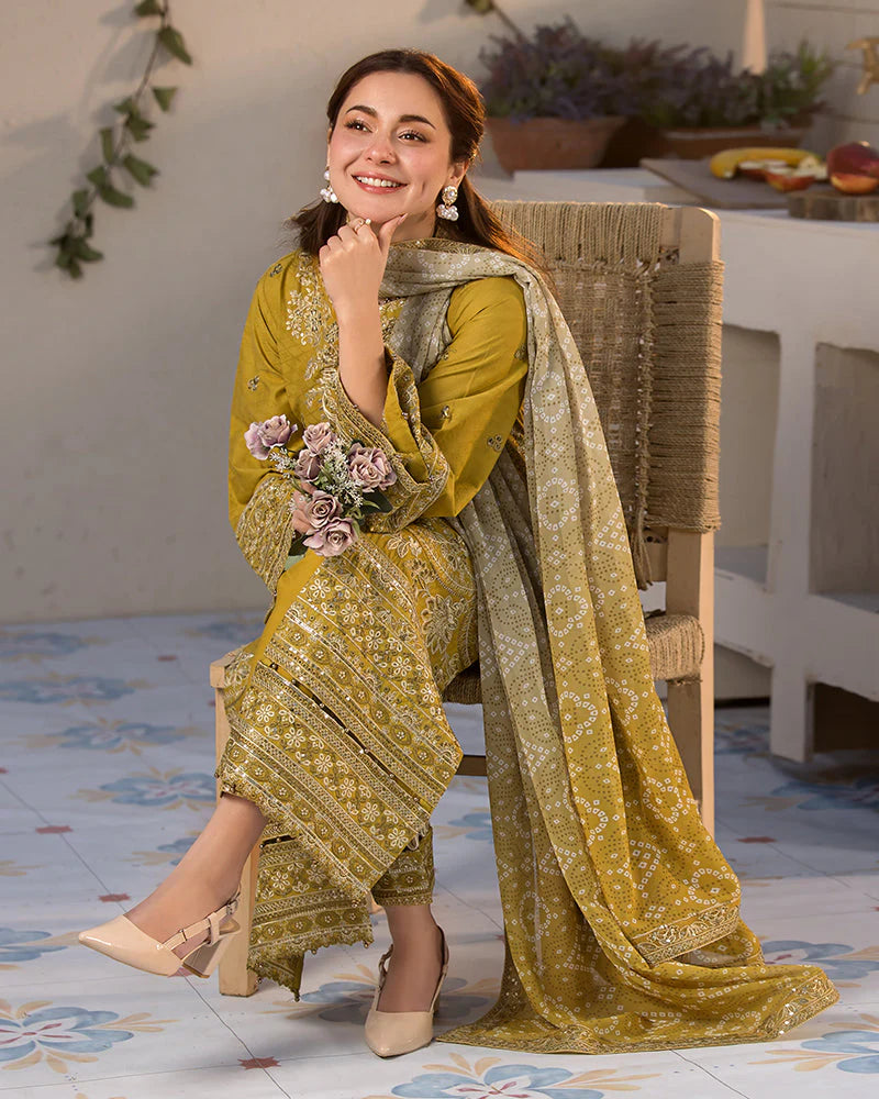 JADE-3PC LAWN EMBROIDERED SUIT-KUN-3732