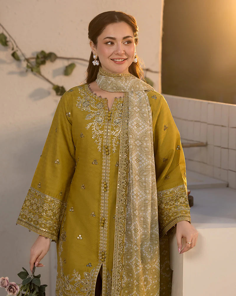 JADE-3PC LAWN EMBROIDERED SUIT-KUN-3732