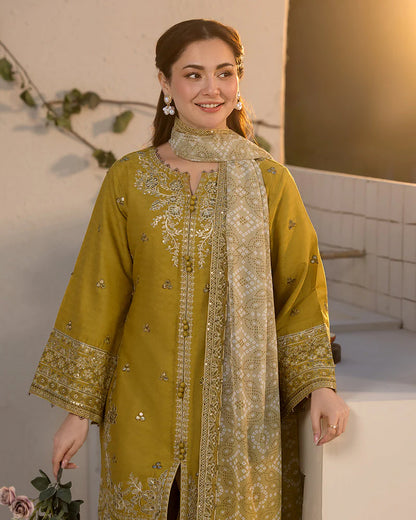 JADE-3PC LAWN EMBROIDERED SUIT-KUN-3732