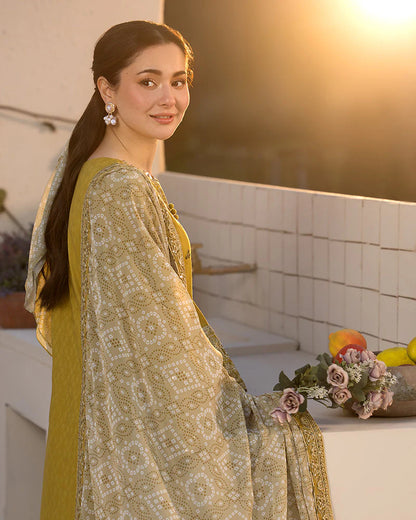 JADE-3PC LAWN EMBROIDERED SUIT-KUN-3732