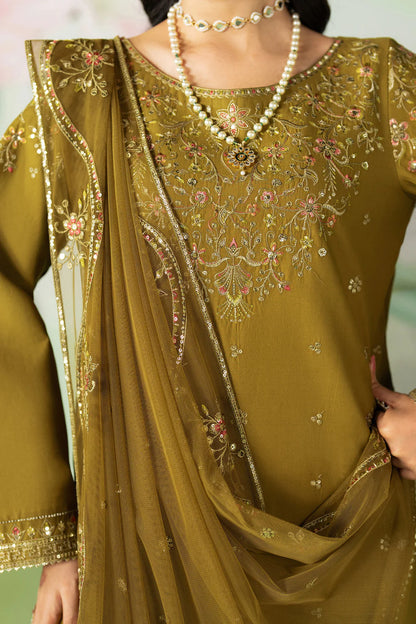 ETHNC-3PC DHANAK SEQUIN EMBROIDERED SUIT-KUN-4194
