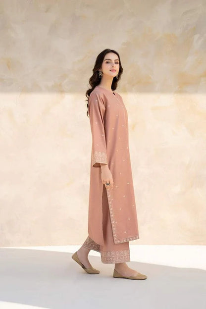 JAZMIN-2PC DHANAK EMBROIDERED SUIT-112