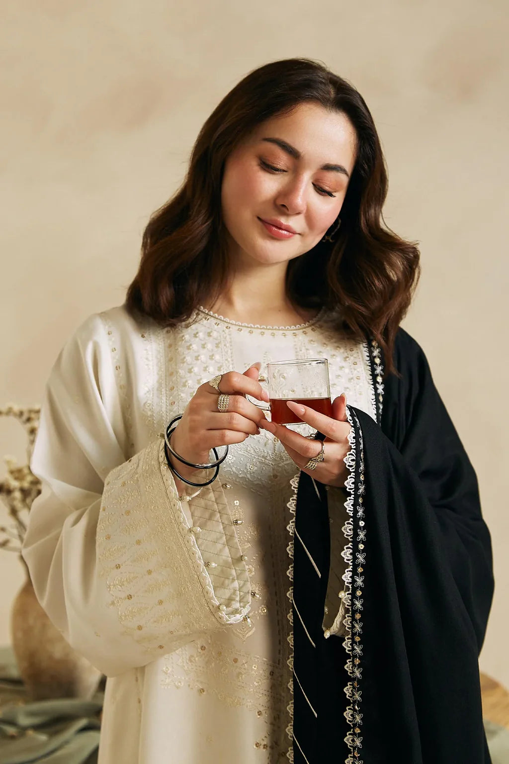 ZARA SHAH JAHAN-3PC DHANAK EMBROIDERED SUIT-KUN-4101