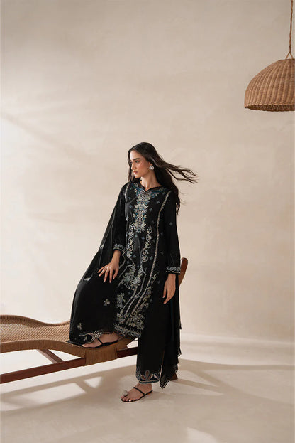 BEECHTREE-3PC KARANDI EMBROIDERED SUIT KUN-4258