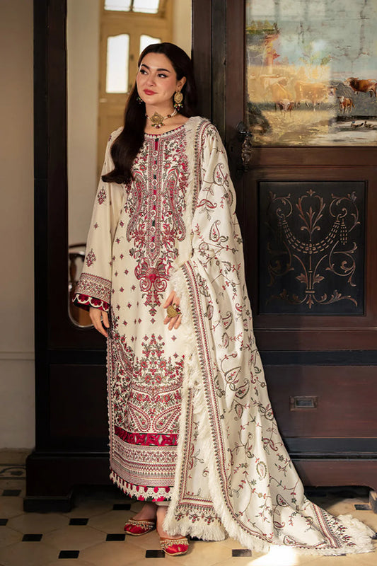 ASIM JOFA-3PC DHANAK SEQUENCE EMBROIDERED SUIT-KUN-4060