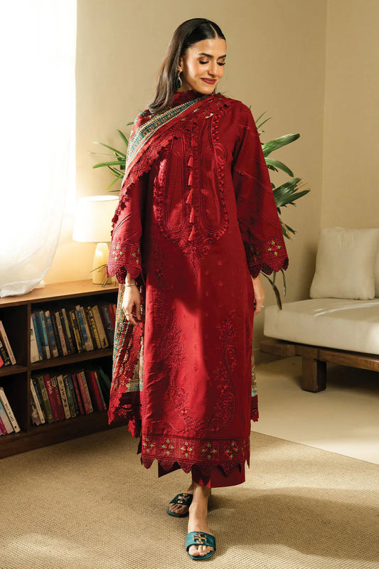 BATIK-3PC DHANAK EMBROIDERED SUIT-KUN-4138